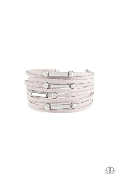 Back To BACKPACKER - Silver ♥ Bracelet - Paparazzi Accessories