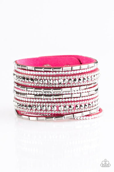 Wham Bam Glam - Pink ♥ Bracelet - Paparazzi Accessories