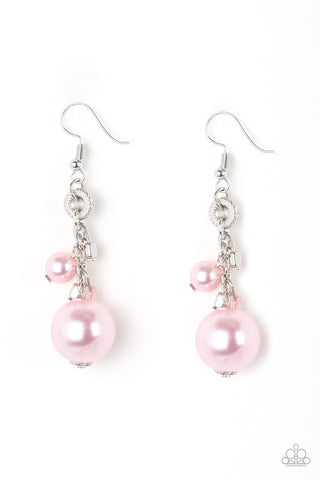 Timelessly Traditional - Pink Earrings - Paparazzi Accessories