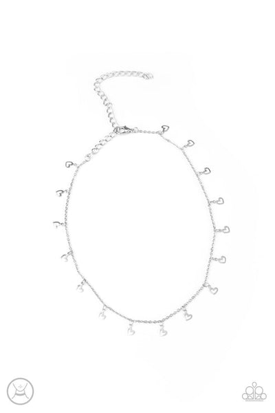 Charismatically Cupid - Silver Necklace - Paparazzi Accessories