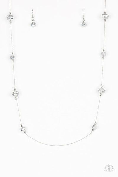 Champagne On The Rocks - Silver Necklace - Paparazzi Accessories