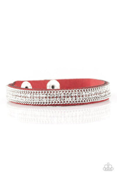 Babe Bling - Red Bracelet - Paparazzi Accessories