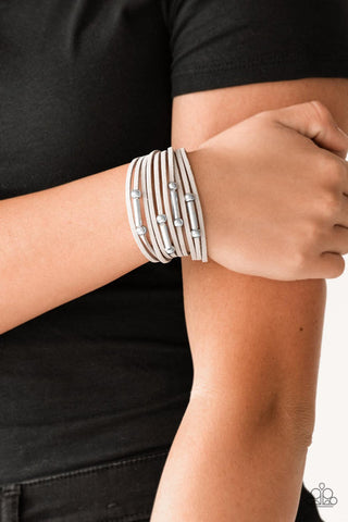 Back To BACKPACKER - Silver ♥ Bracelet - Paparazzi Accessories