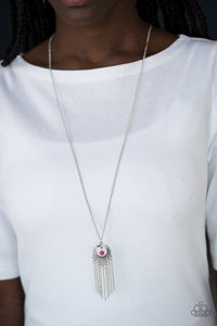 Western Weather - Pink Necklace - Paparazzi Accessories