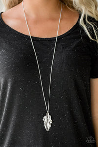 Fiercely Fall - Silver Necklace - Paparazzi Accessories