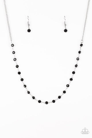 Party Like A Princess - Black Necklace - Paparazzi Accessories