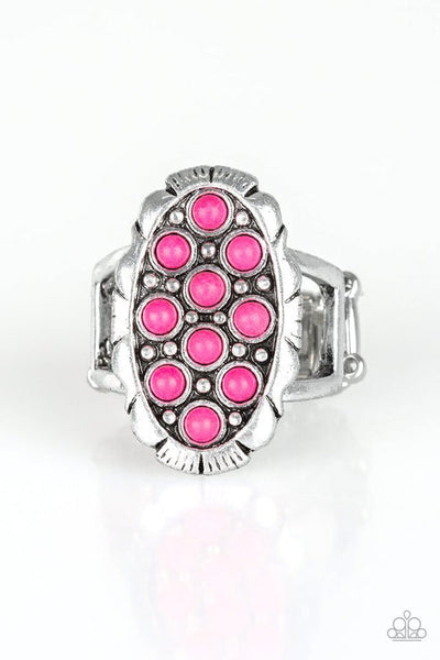 Cactus Garden - Pink Ring - Paparazzi Accessories