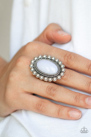 Ready To Pop - Silver Ring - Paparazzi Accessories