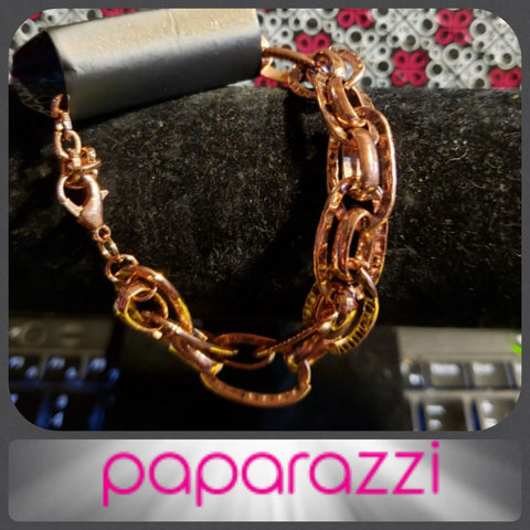 Industrial Underground - Copper Bracelet - Paparazzi Accessories
