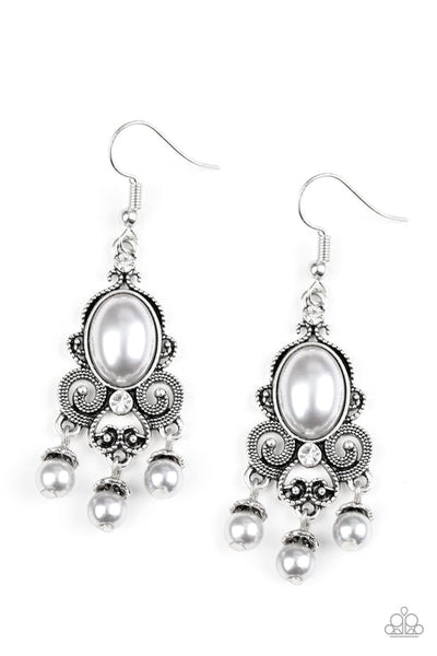 I Better Get GLOWING - Silver Earrings - Paparazzi Accessories