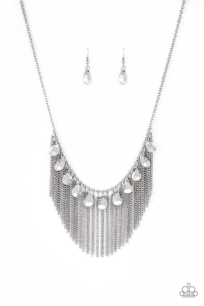 Bragging Rights - Silver Necklace - Paparazzi Accessories