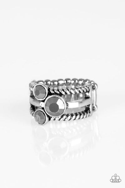 Head In The Stars - Silver Ring - Paparazzi Accessories