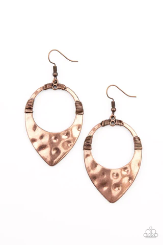Instinctively Industrial - Copper Earrings
