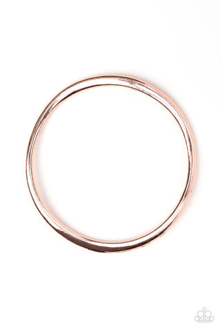 Awesomely Asymmetrical -  Copper Bracelet - Paparazzi Accessories