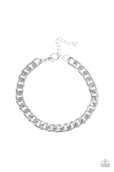 Take It To The Bank - Silver Bracelet - Paparazzi Accessories
