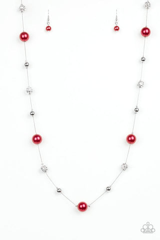 Eloquently Eloquent - Red Necklace - Paparazzi Accessories