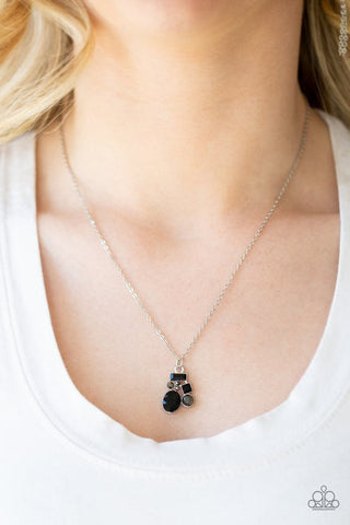 Time To Be Timeless - Black Necklace  - Paparazzi Accessories