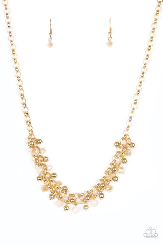 Trust Fund Baby - Gold Necklace - Paparazzi Accessories