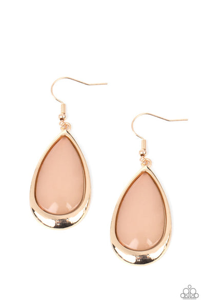 A World To SEER - Brown Earrings - Paparazzi Accessories