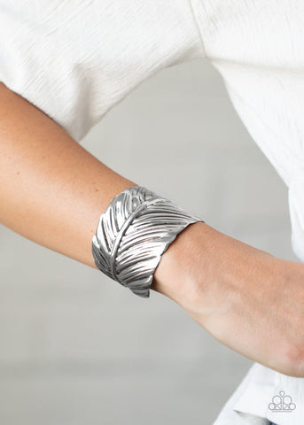 Where Theres a QUILL, Theres a Way - Silver Bracelet - Paparazzi Accessories