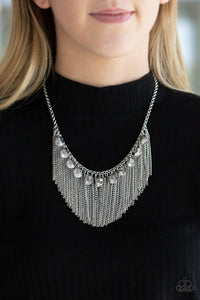 Bragging Rights - Silver Necklace - Paparazzi Accessories