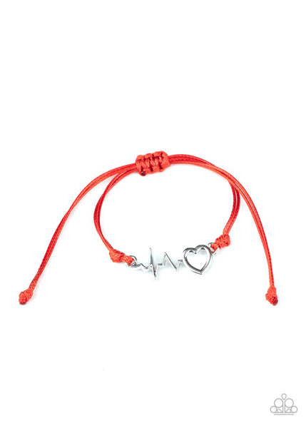 Cardiac Couture - Red Bracelet - Paparazzi Accessories