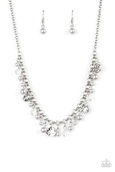 Coastal Cache - Silver Necklace - Paparazzi Accessories