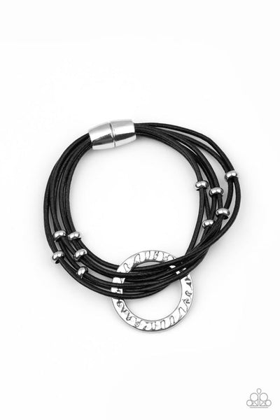 Magnetic Muse - Black Bracelet - Paparazzi Accessories