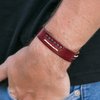 That's More HIKE it - Red Leather Urban Bracelet - Paparazzi Bracelet