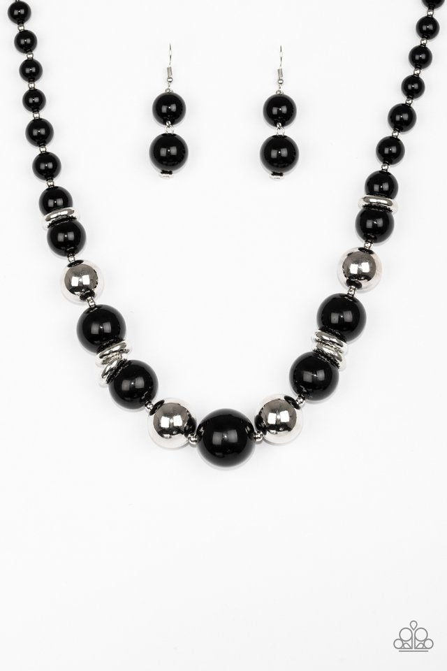 Paparazzi New York Nightlife Beaded Necklace - Black