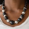 Paparazzi New York Nightlife Beaded Necklace - Black