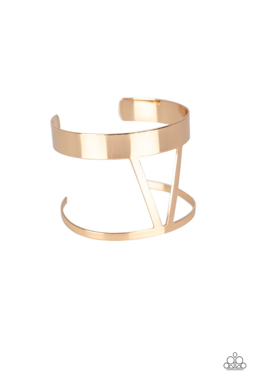Ruler Ruler - Gold Bracelet - Paparazzi Accessories