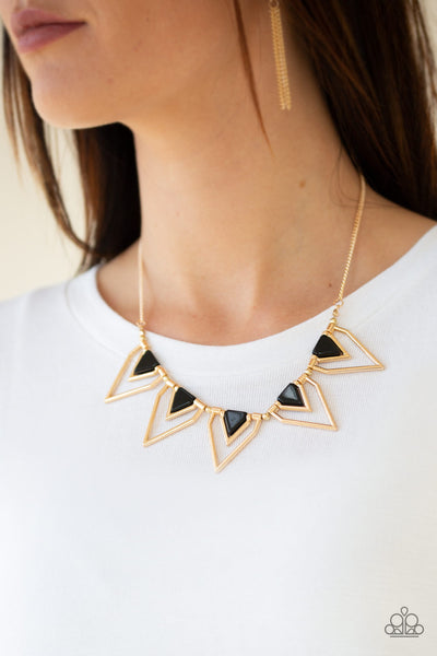 The Pack Leader - Gold Necklace - Paparazzi Accessories
