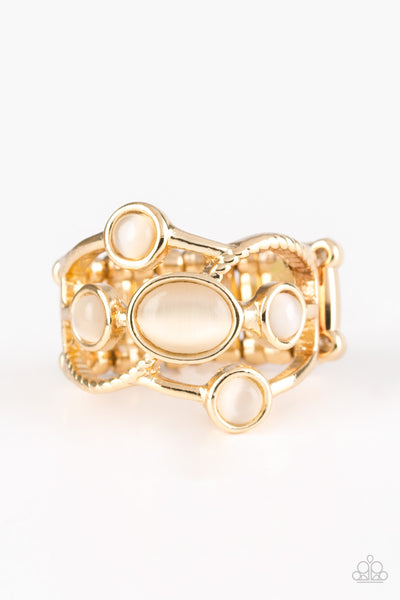 Moon Mood - Gold Ring - Paparazzi Accessories