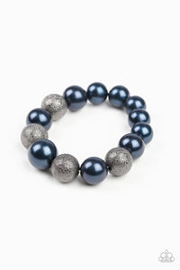 Humble Hustle - Blue Pearl Bracelet - Paparazzi Accessories