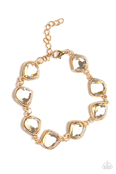 Perfect Imperfection - Gold Bracelet - Paparazzi Accessories