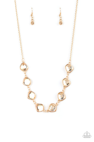 The Imperfectionist - Gold Necklace - Paparazzi Accessories