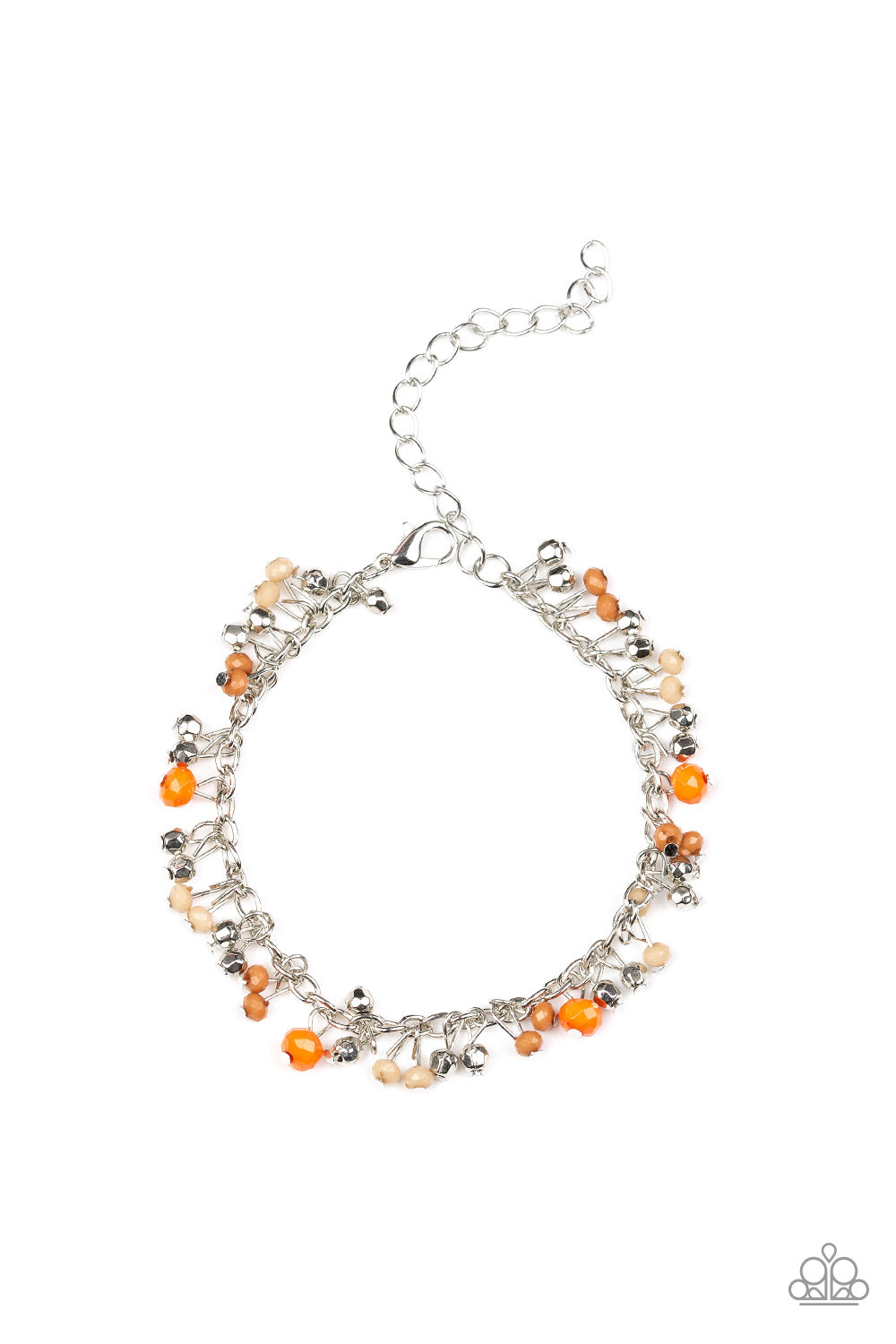 Aquatic Adventure - Orange Bracelet - Paparazzi Accessories