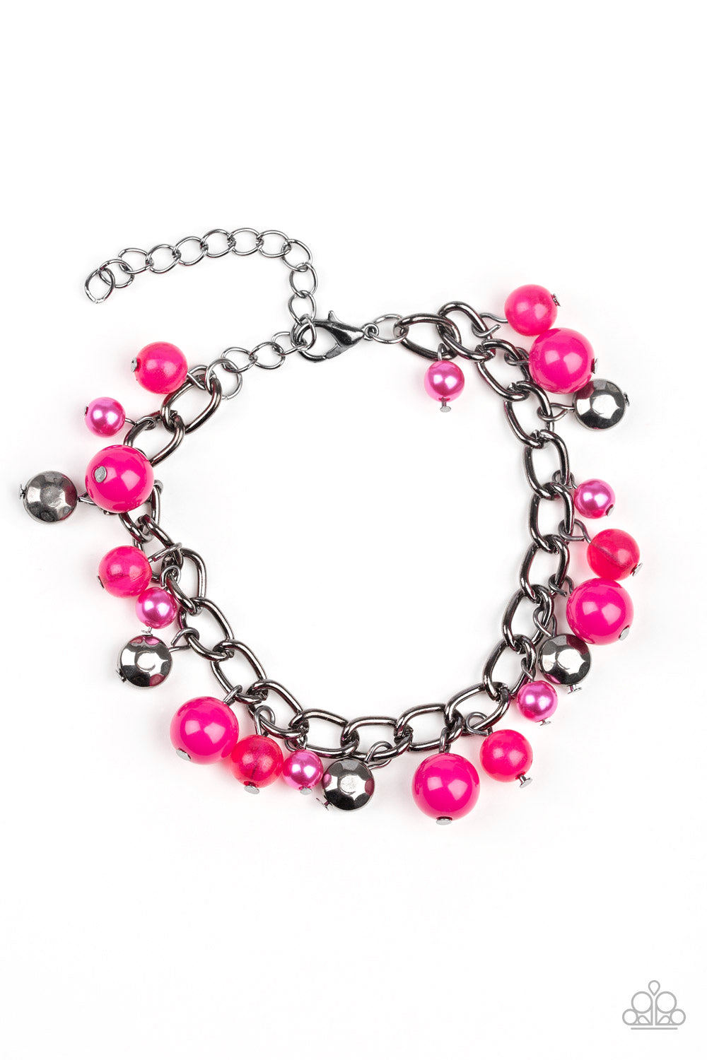 Hold My Drink - Pink Bracelet - Paparazzi Accessories