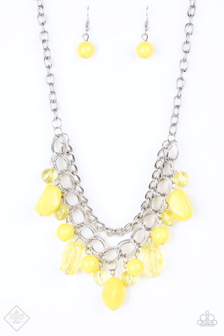 Paparazzi Brazilian Bay Necklace-Yellow