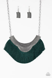 Paparazzi My PHARAOH Lady Fringe Necklace - Green