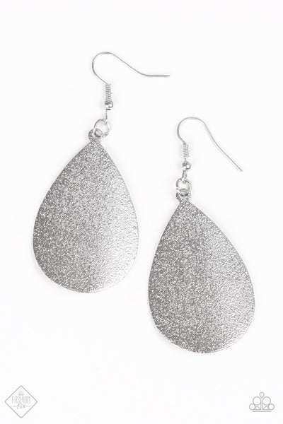 You're Brilliant - Silver Earrings - Paparazzi Accessories
