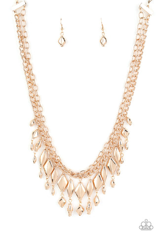 Trinket Trade - Gold Necklace - Paparazzi Accessories