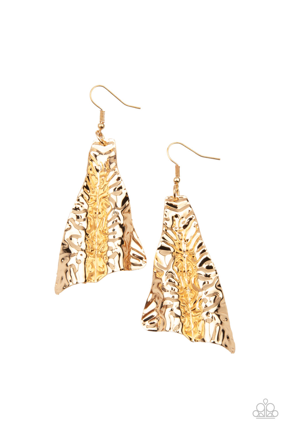 How FLARE You! - Gold Earrings - Paparazzi Accessories
