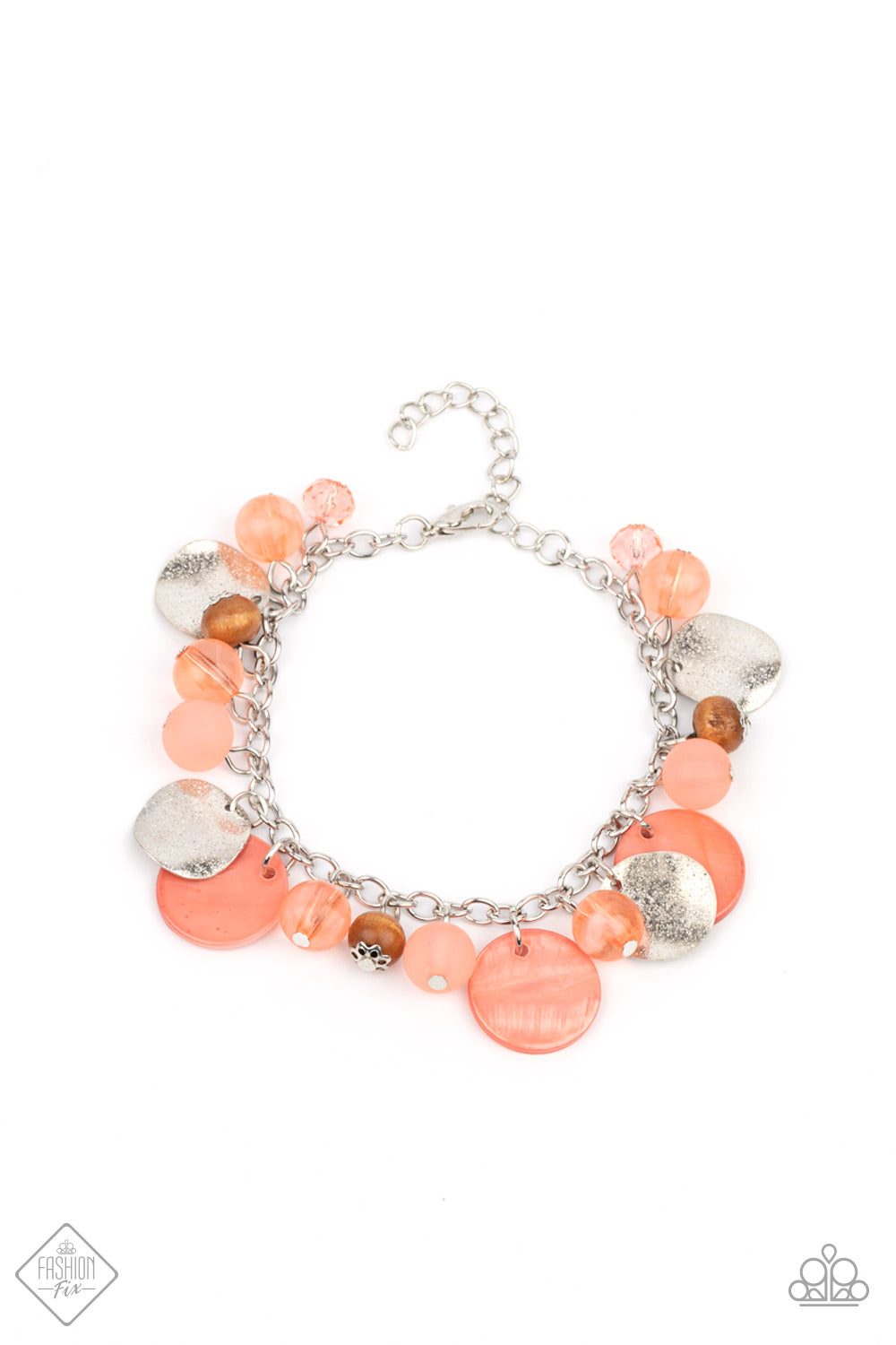 Springtime Springs - Orange Bracelet - Paparazzi Accessories