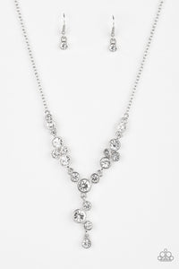 Paparazzi Five-Star Starlet Necklace-White