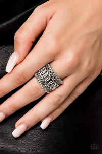 Out For The Count - Silver Ring - Paparazzi Accessories