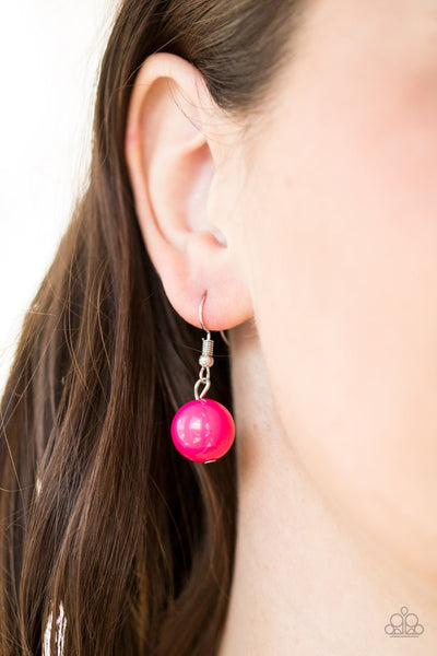 Top Pop - Pink Necklace - Paparazzi Accessories