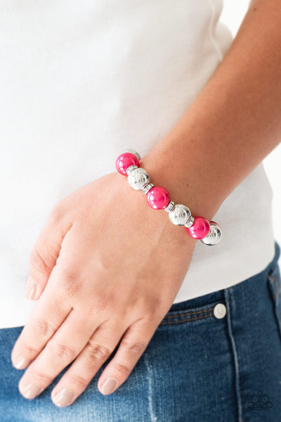 Sorry Not Sorry - Pink Bracelet - Paparazzi Accessories
