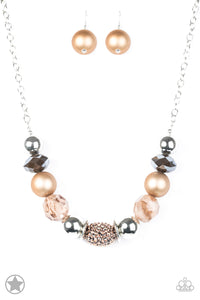 A Warm Welcome - Brown Necklace - Paparazzi Accessories